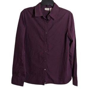 White‎ Stag Size XL Purple Long Sleeve Button Down Shirt